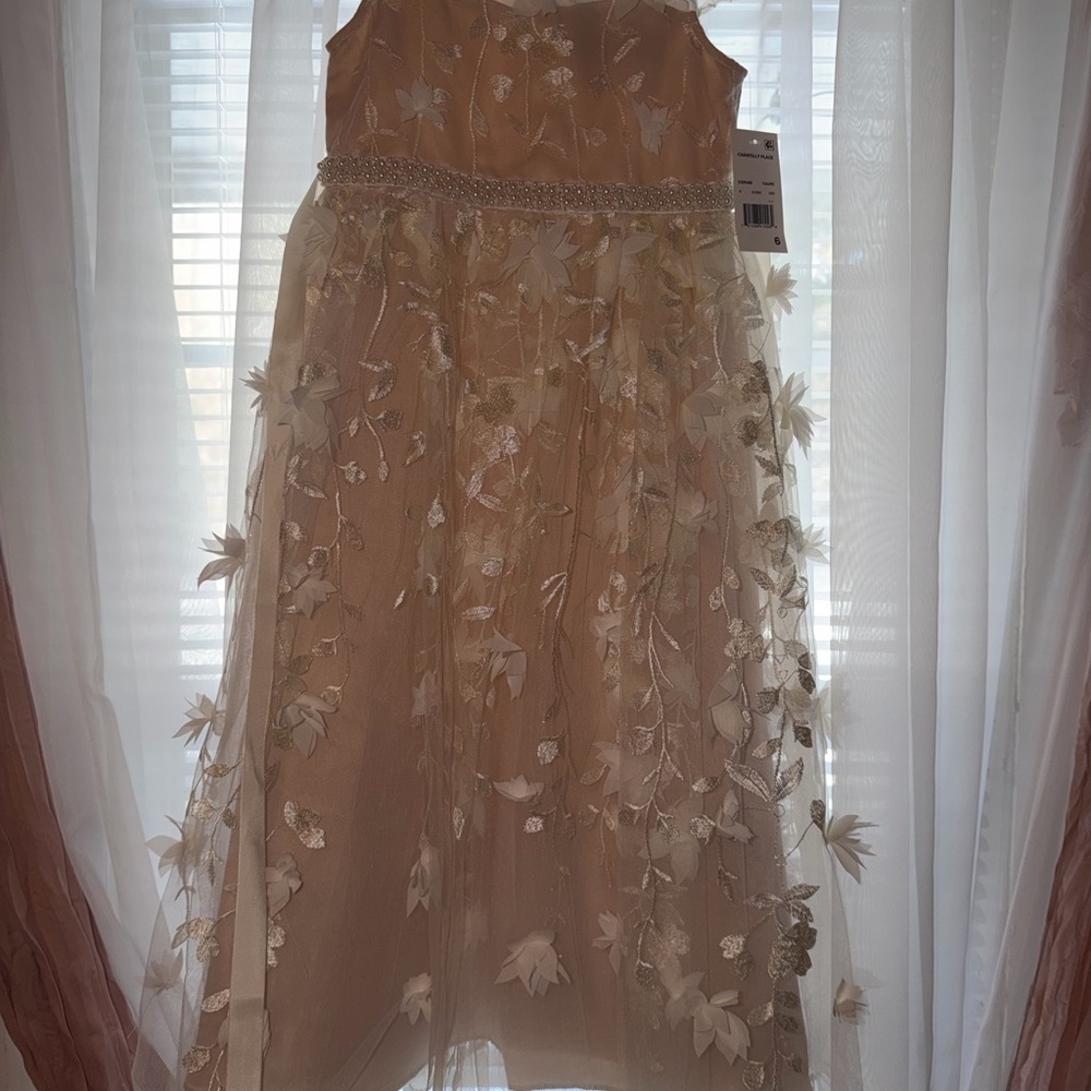 Elegant Floral Kids Dress